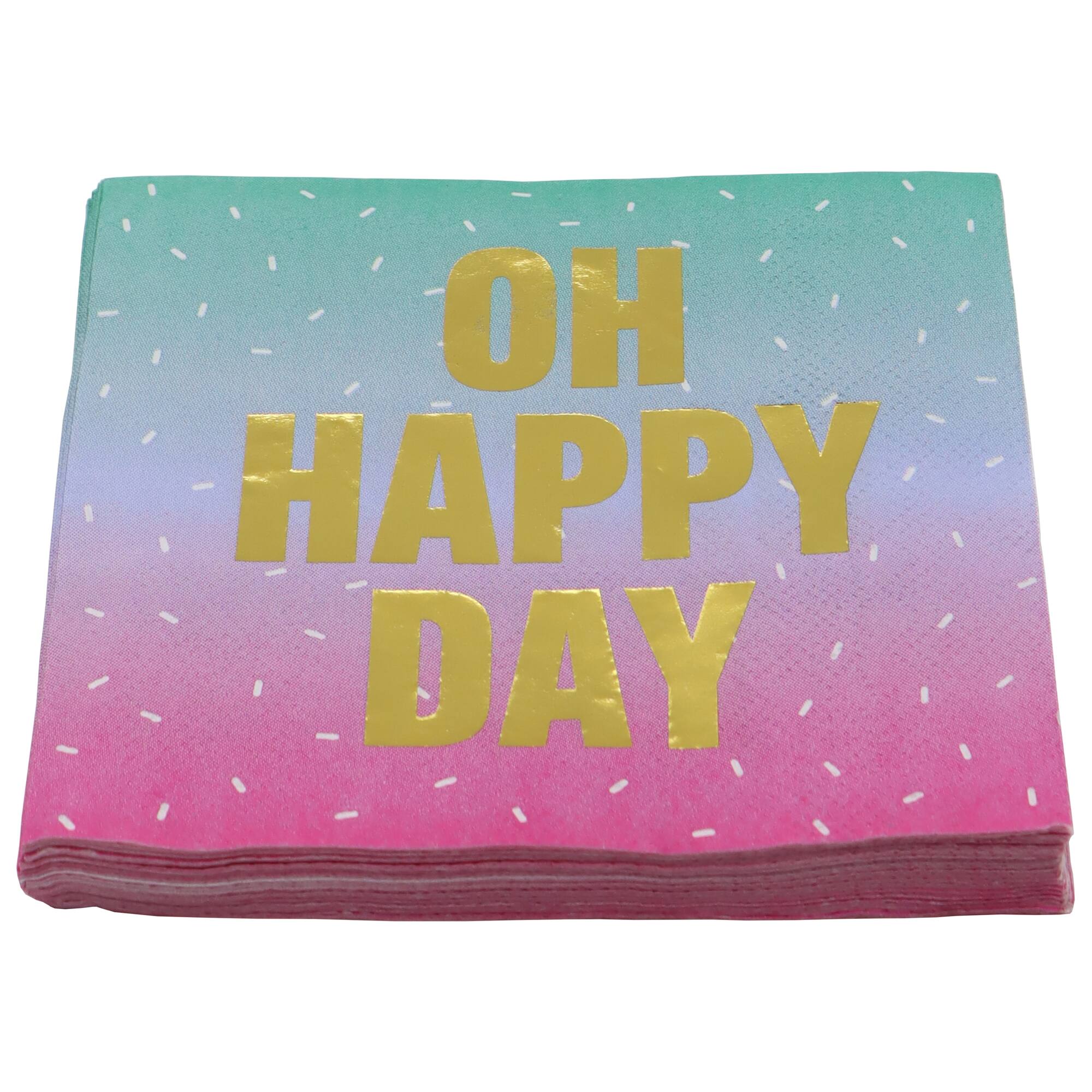 Oh Happy Day Beverage Napkins, 20ct. by Celebrate It™